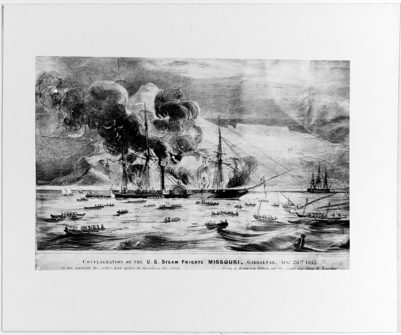 Photo #: NH 50460  USS Missouri (1842-43)
