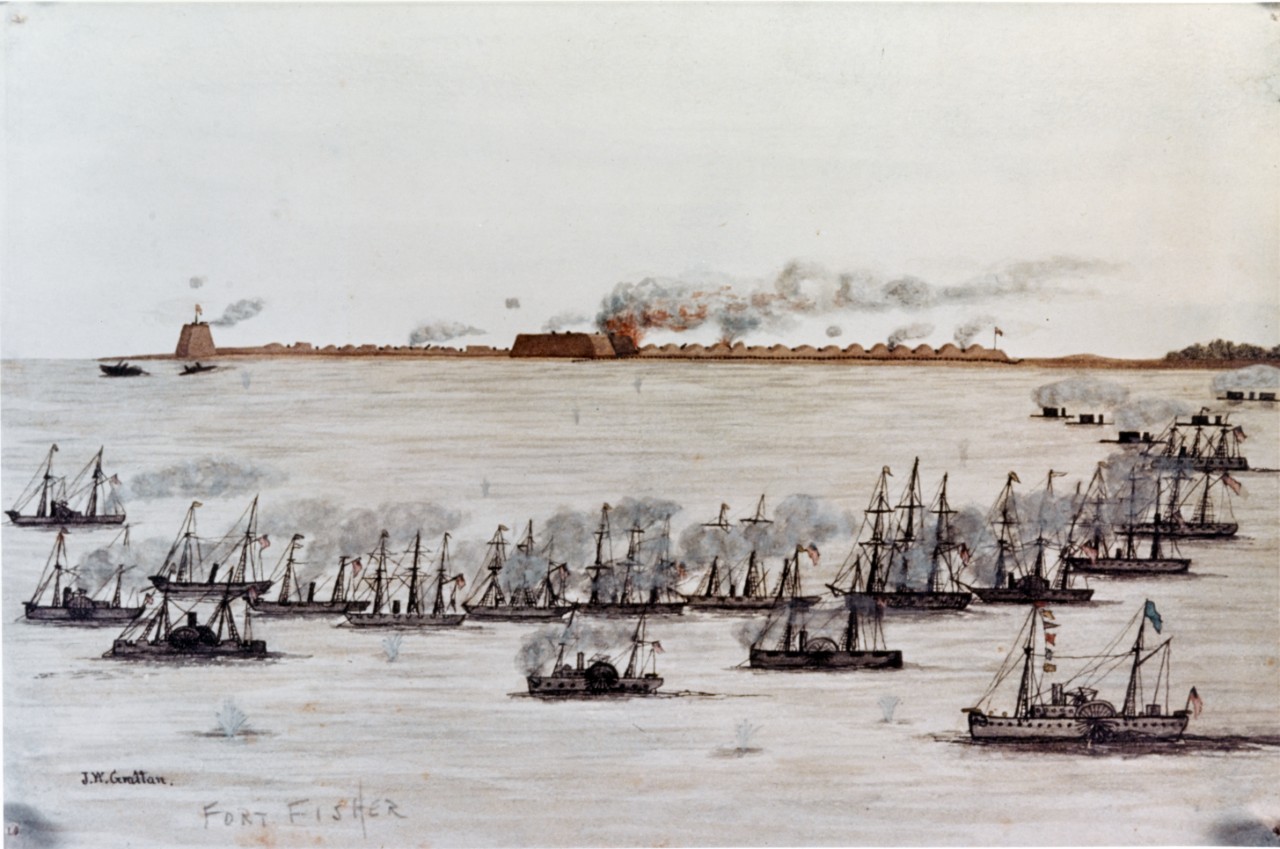 Photo #: NH 50468-KN Capture of Fort Fisher, North Carolina, 15 January 1865