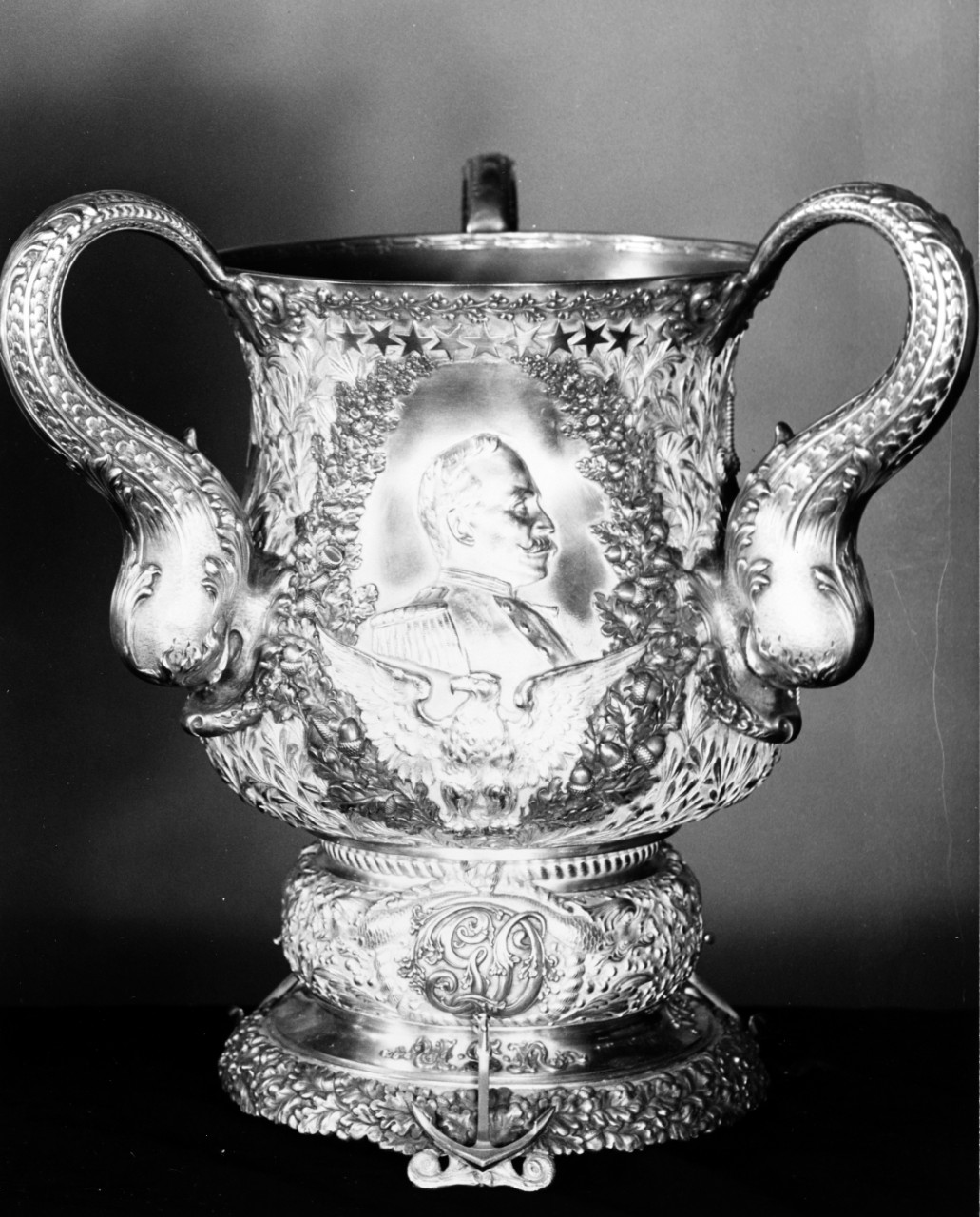 Gold Cup presented to Admiral Dewey