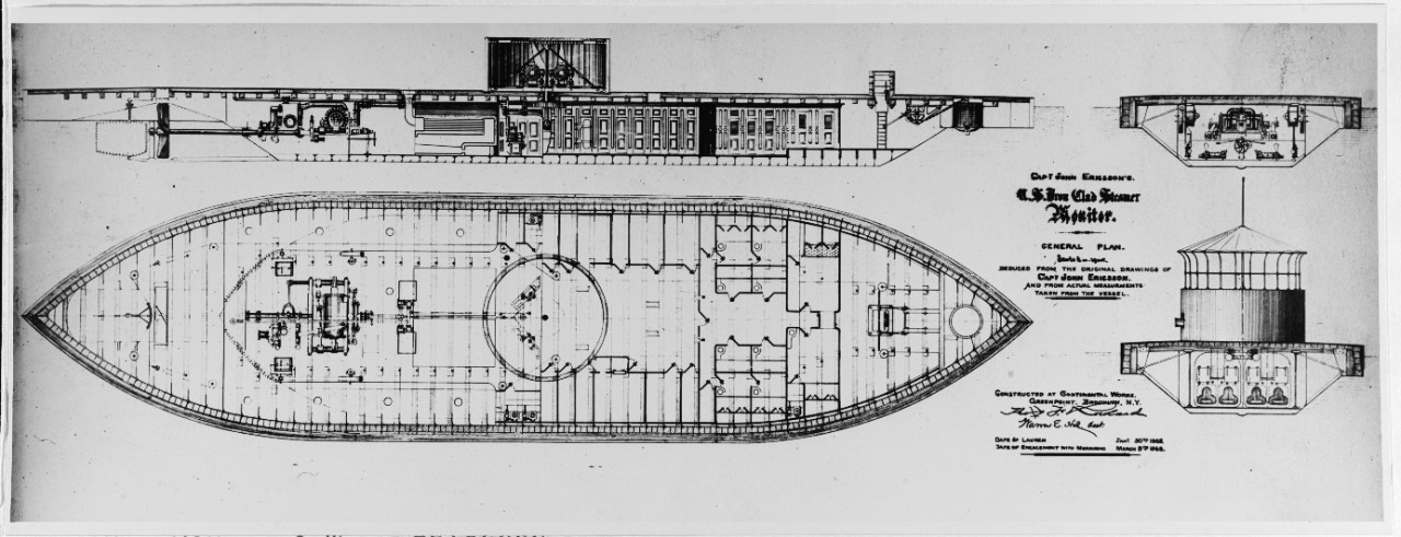 Photo #: NH 50954  USS Monitor (1862)