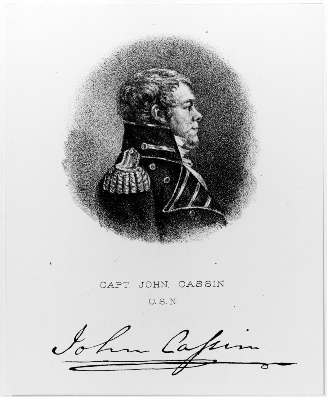 Captain John Cassin, USN