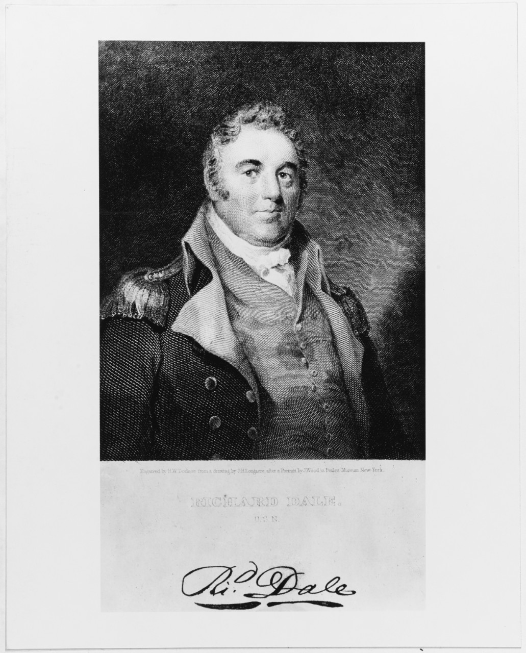 Photo #: NH 51764  Captain Richard Dale, USN (1756-1826)  