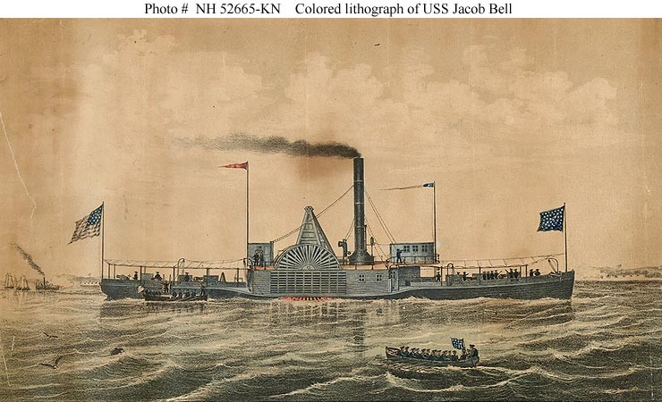 Photo #: NH 52665-KN USS Jacob Bell (1861-1865)