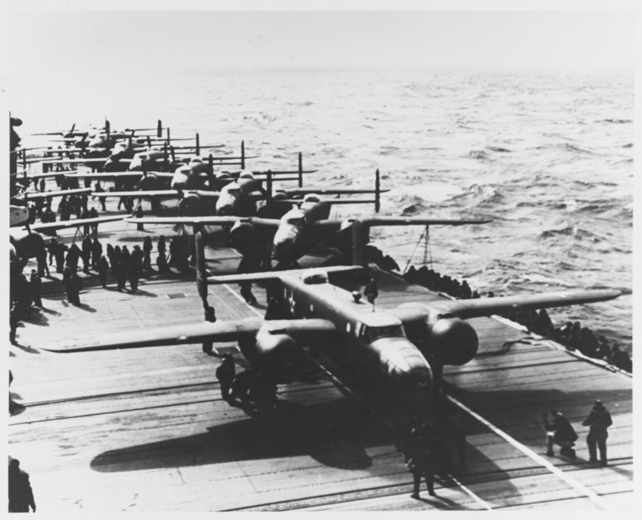 Photo #: NH 53420  Doolittle Raid on Japan, 18 April 1942