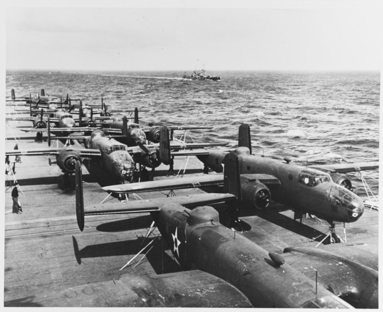 Photo #: NH 53421  Doolittle Raid on Japan, 18 April 1942