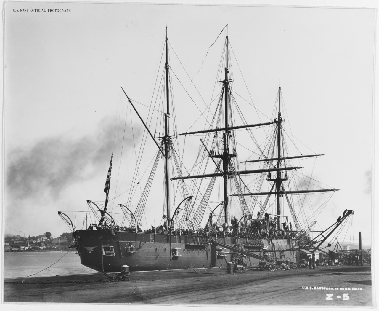NH 53658 USS HARTFORD (1859-1956)