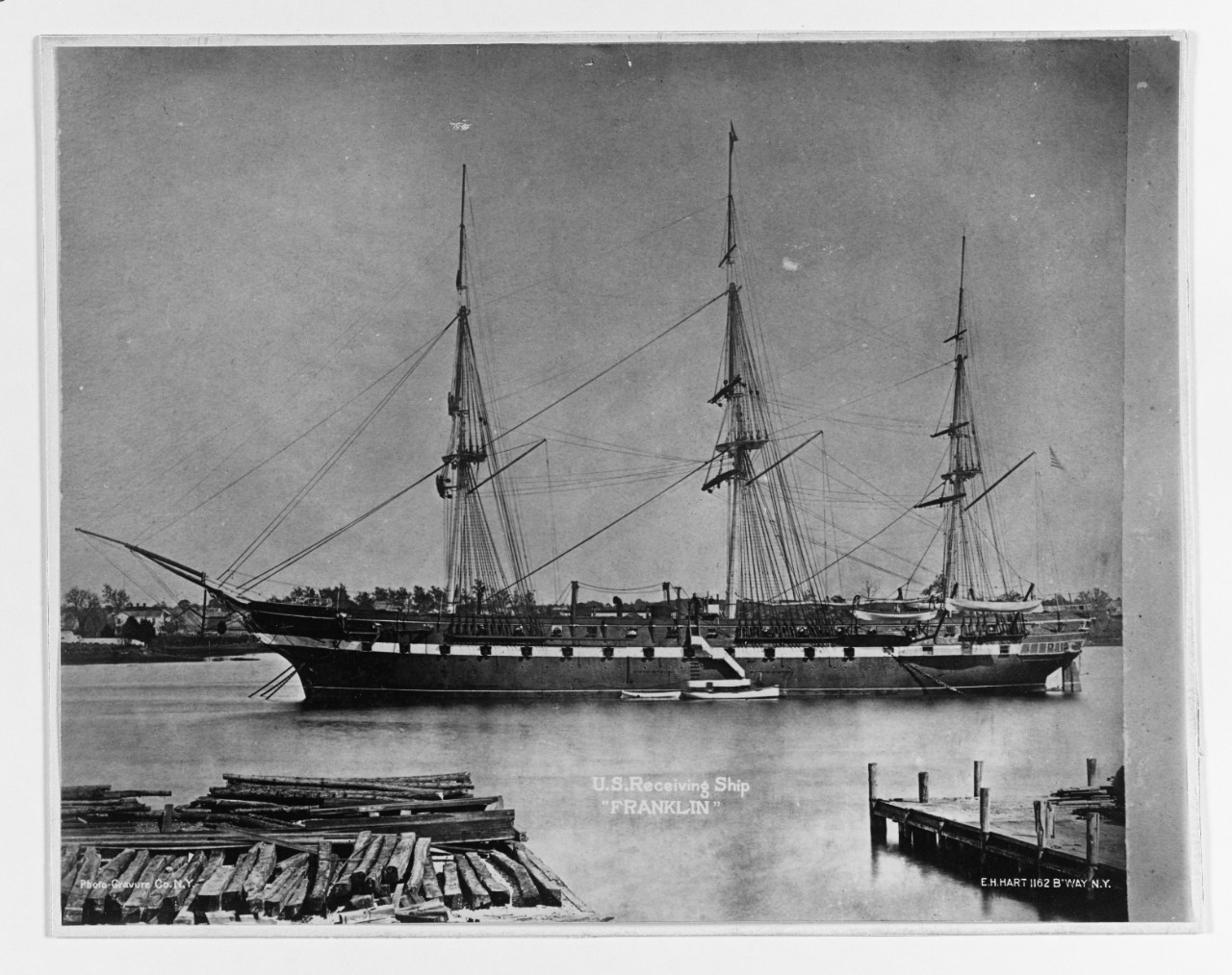 Photo #: NH 53945  USS Franklin (1867-1915)
