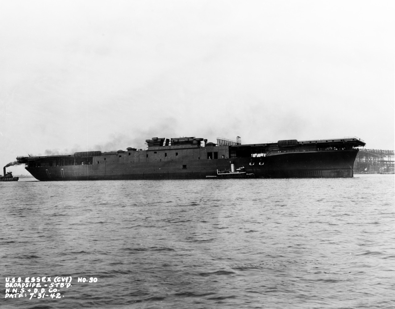 USS Essex 1942-1:1250 Navire de guerre IXO Porte-avions militaire WS6 