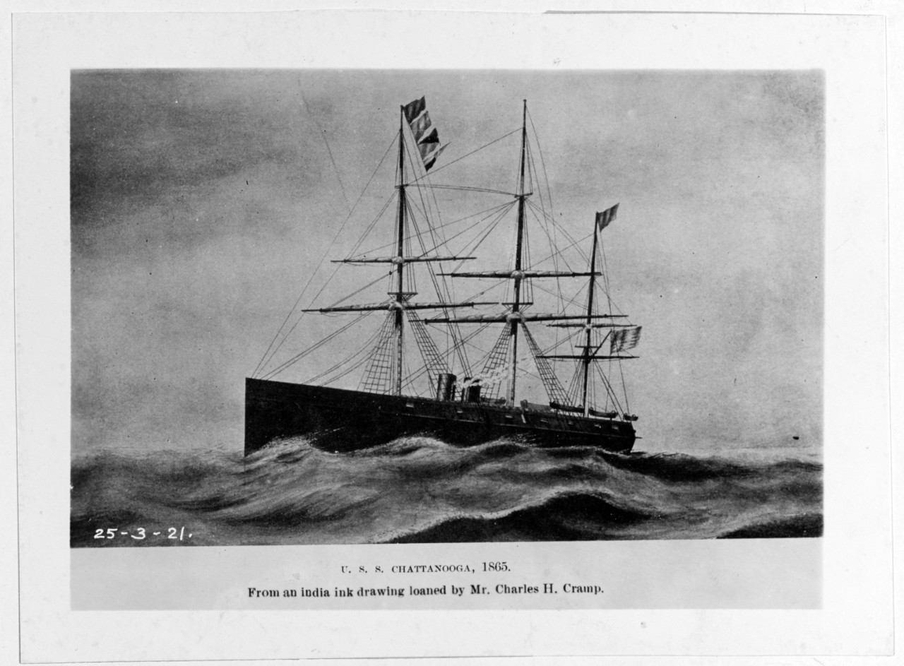 Photo #: NH 55209  USS Chattanooga (1866-1872)