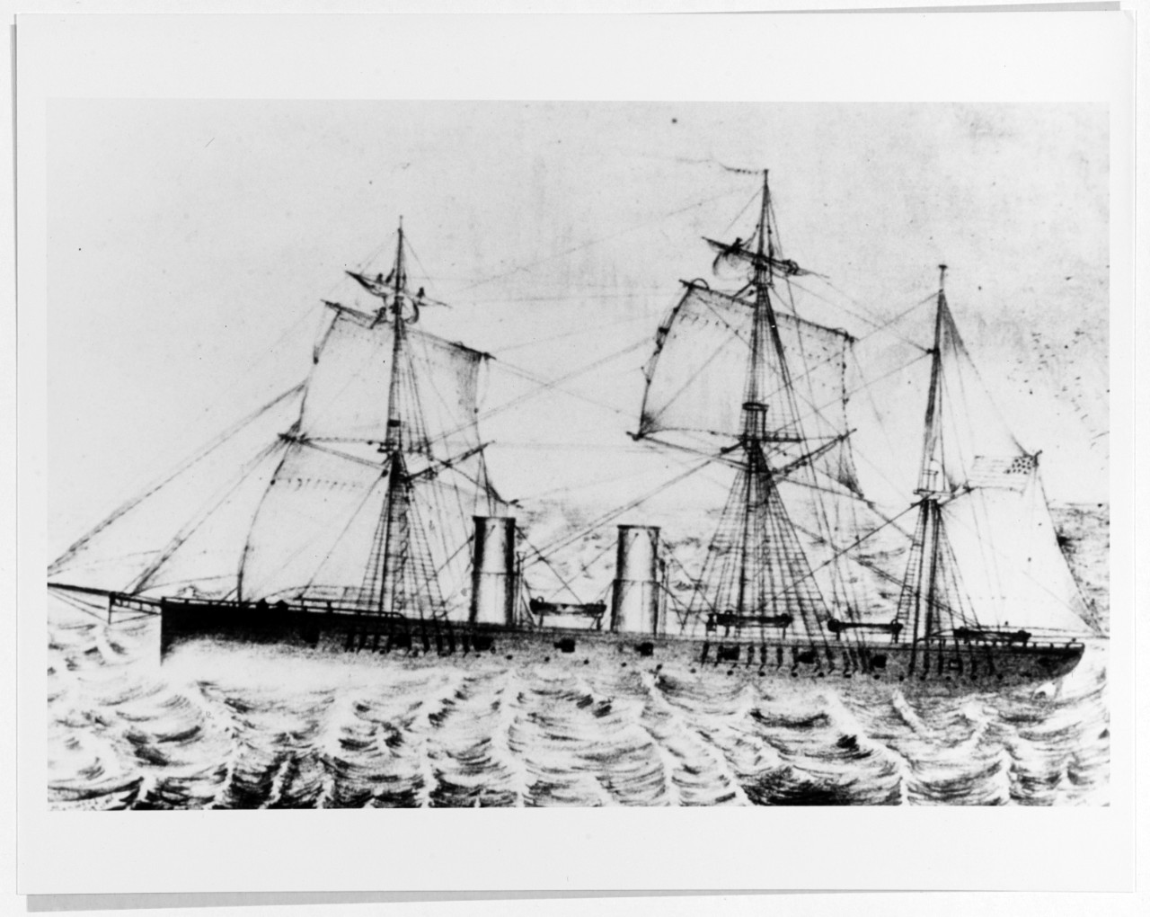 Photo #: NH 55210  USS Chattanooga (1866-1872)