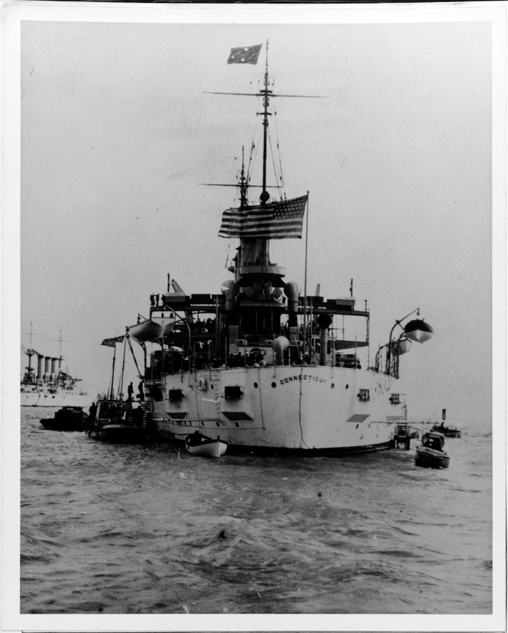 Photo #: NH 55344  World Cruise of the &quot;Great White Fleet&quot;, 1907-1909