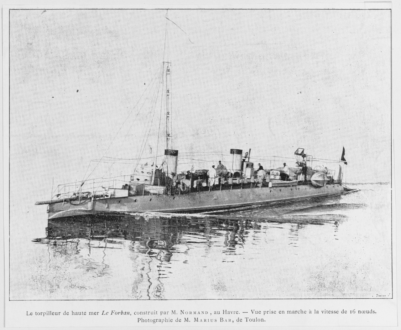 FORBAN (French Torpedo Boat, 1895-1922)