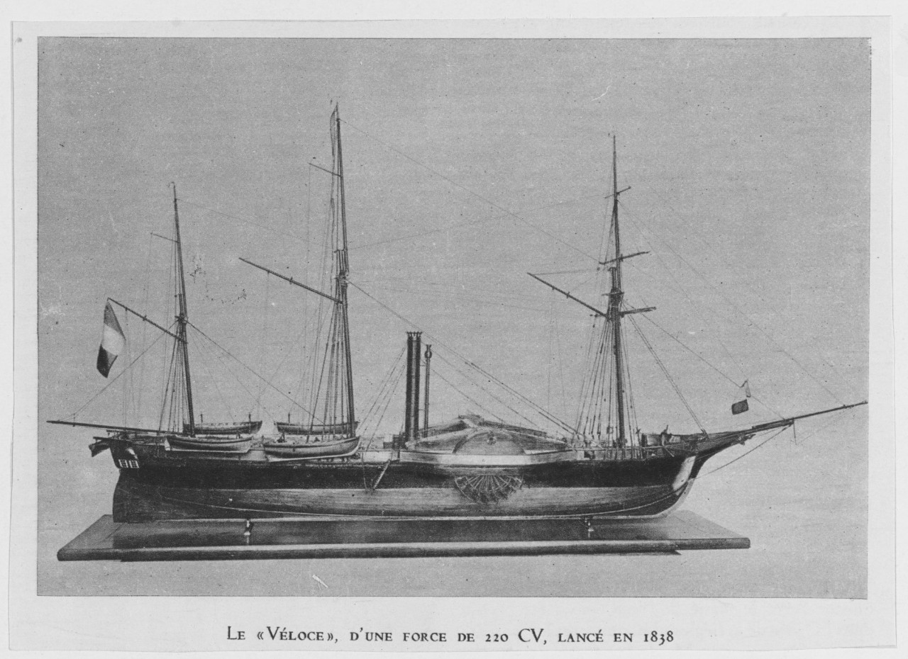 VELOCE (French Paddle Aviso, 1838-60)
