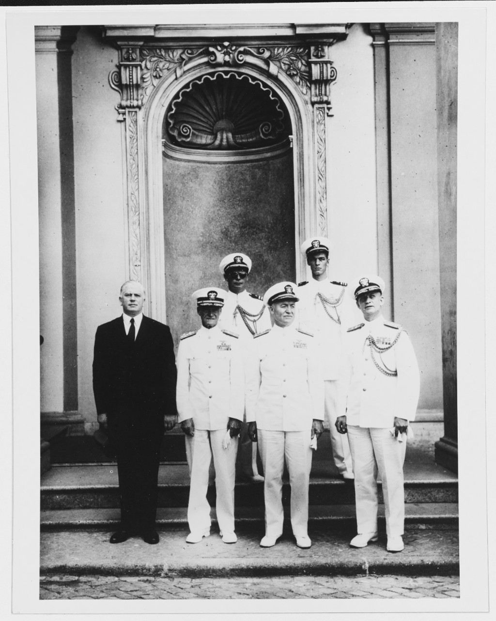 Naval Officers and Civilian