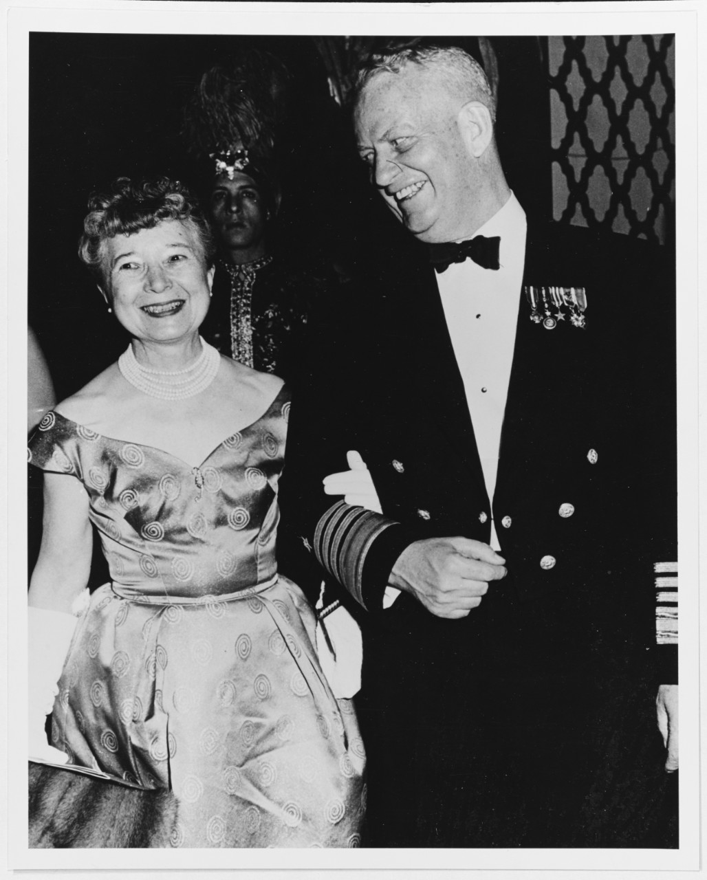 Photo #: NH 55899  Admiral and Mrs. Arleigh A. Burke