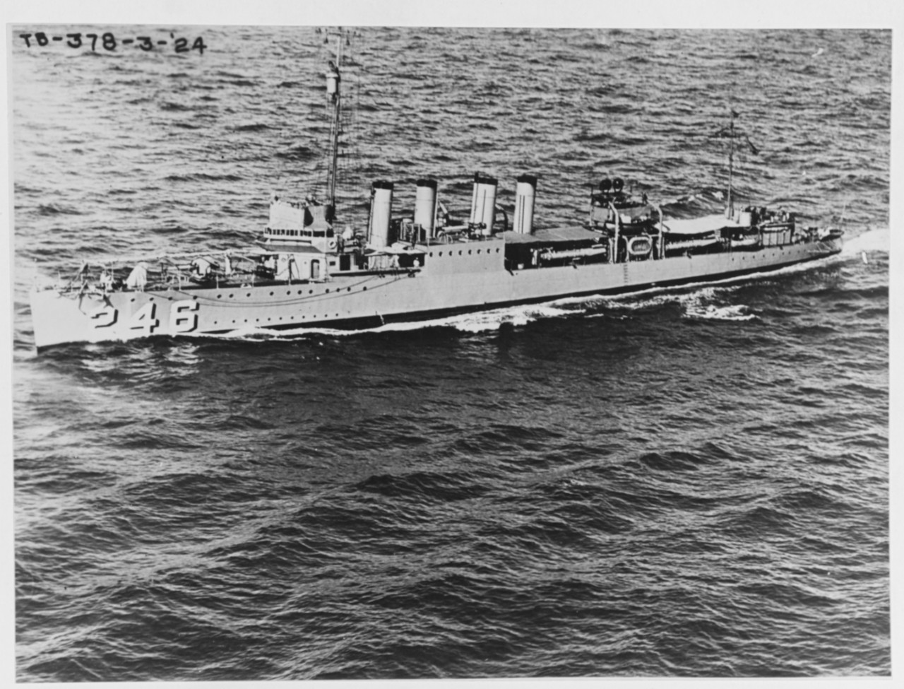 Photo #: NH 56314  USS Bainbridge (DD-246)
