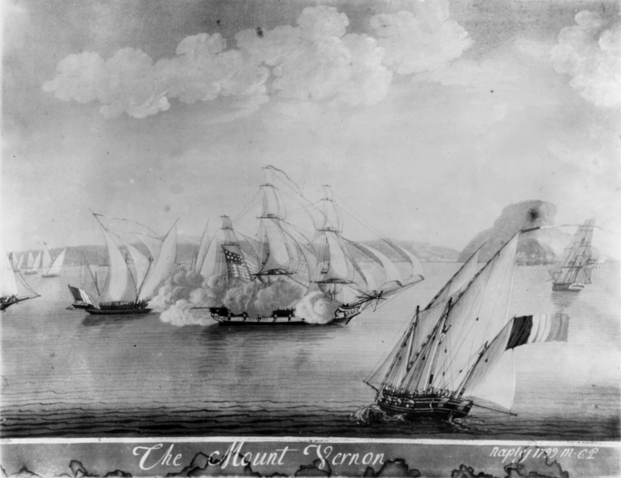 MOUNT VERNON against French Privateers