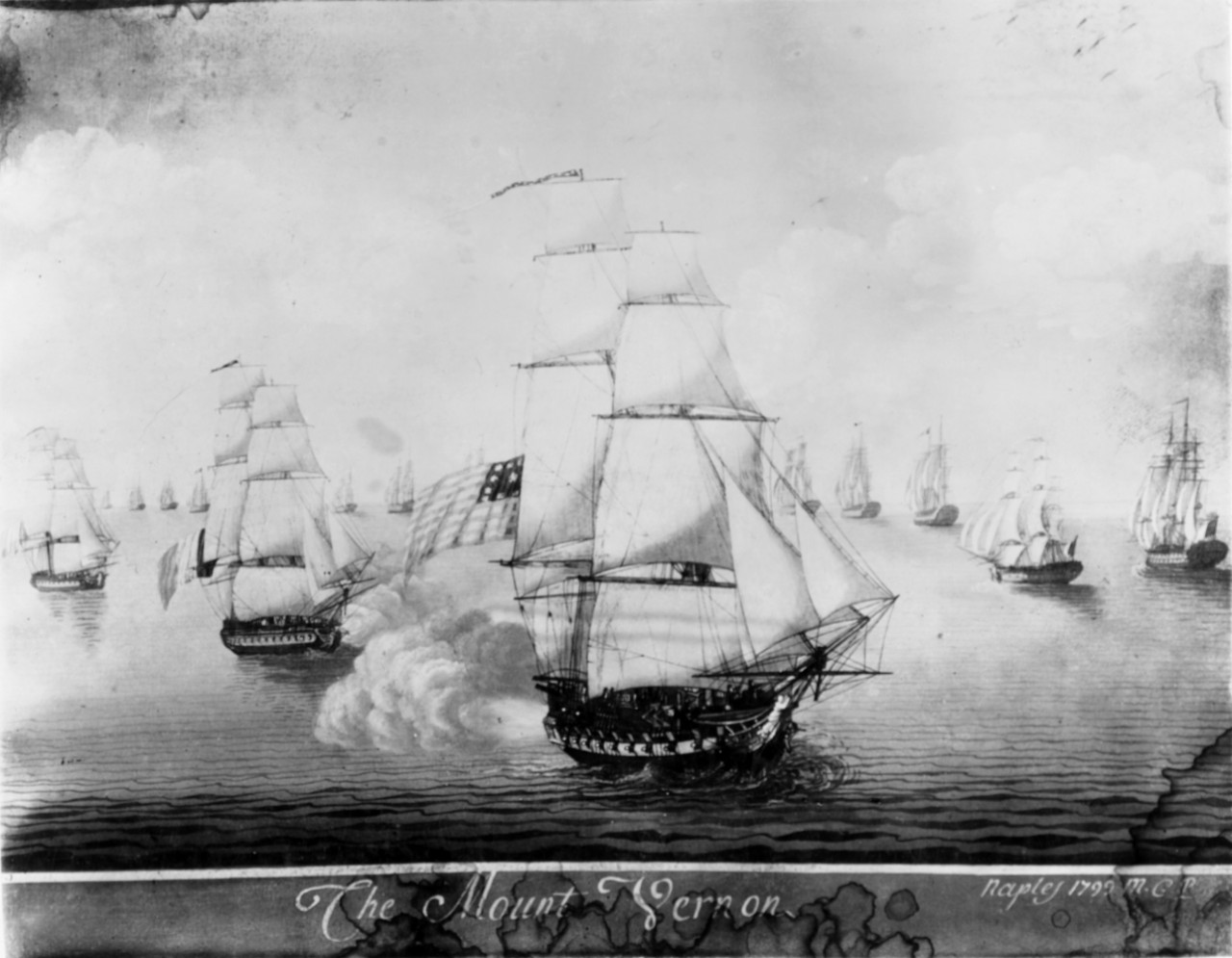 MOUNT VERNON against French Privateers