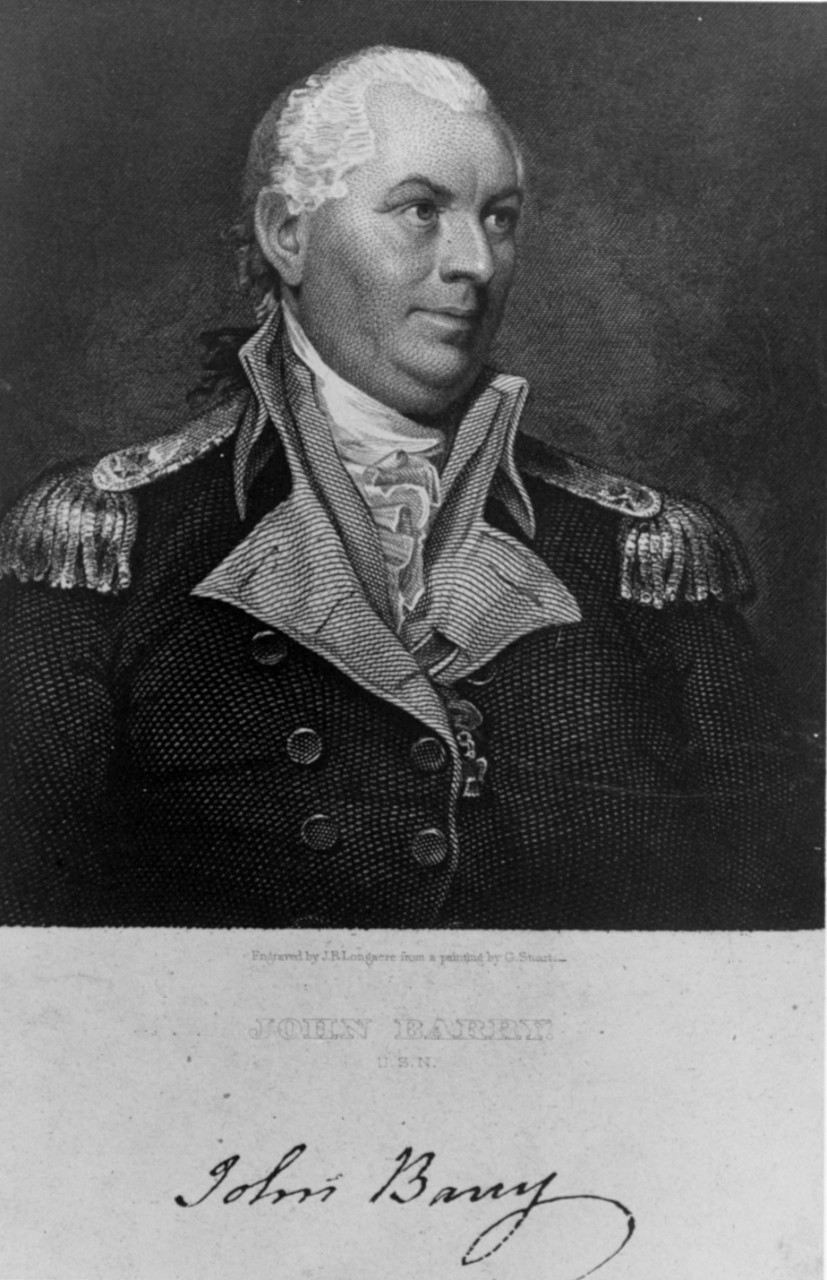 Photo #: NH 56857  Commodore John Barry, USN (1745-1803)