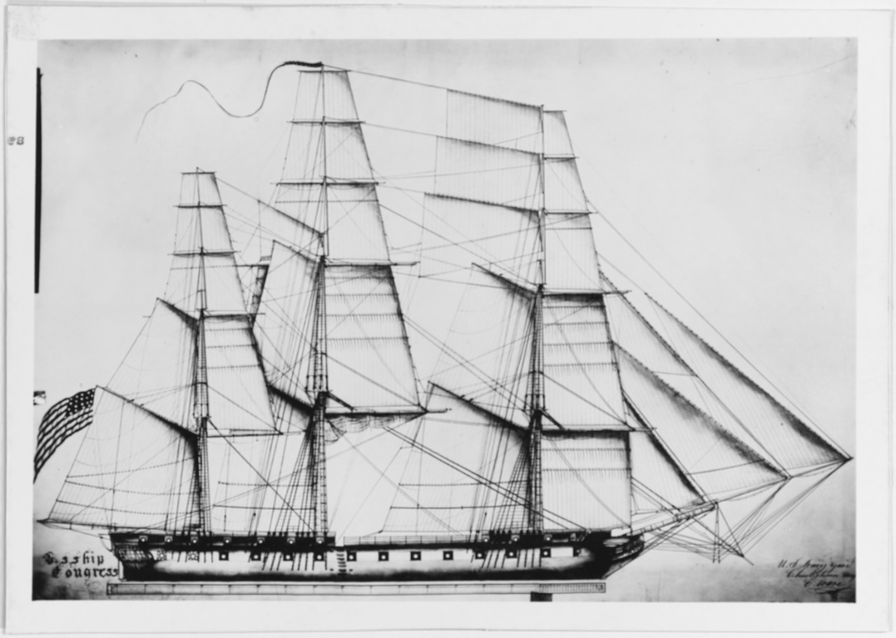 USS CONGRESS, 1799-1834
