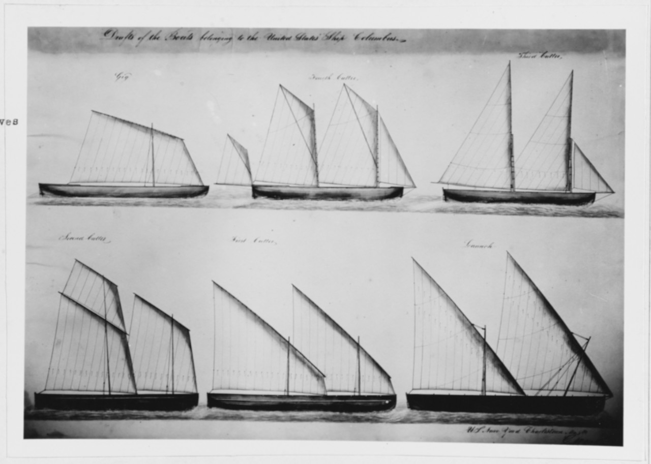 USS COLUMBUS, 1816-1861