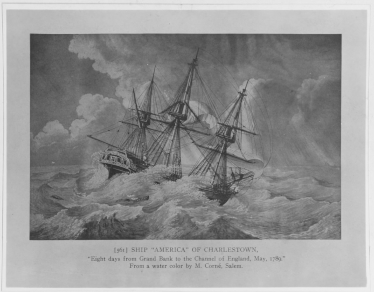 Ship AMERICA of Charlestown