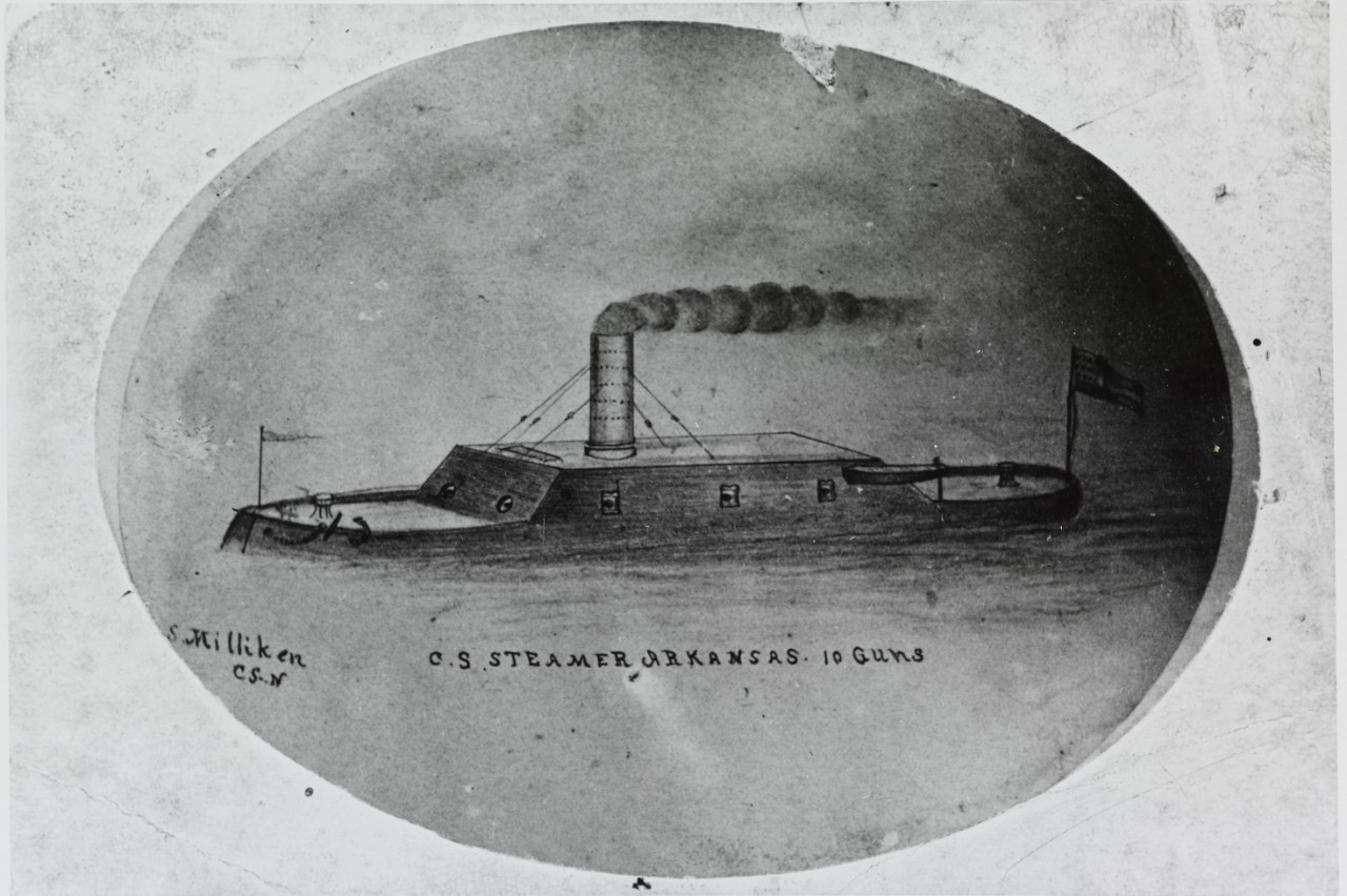Photo #: NH 57272  CSS Arkansas (1862-1862)