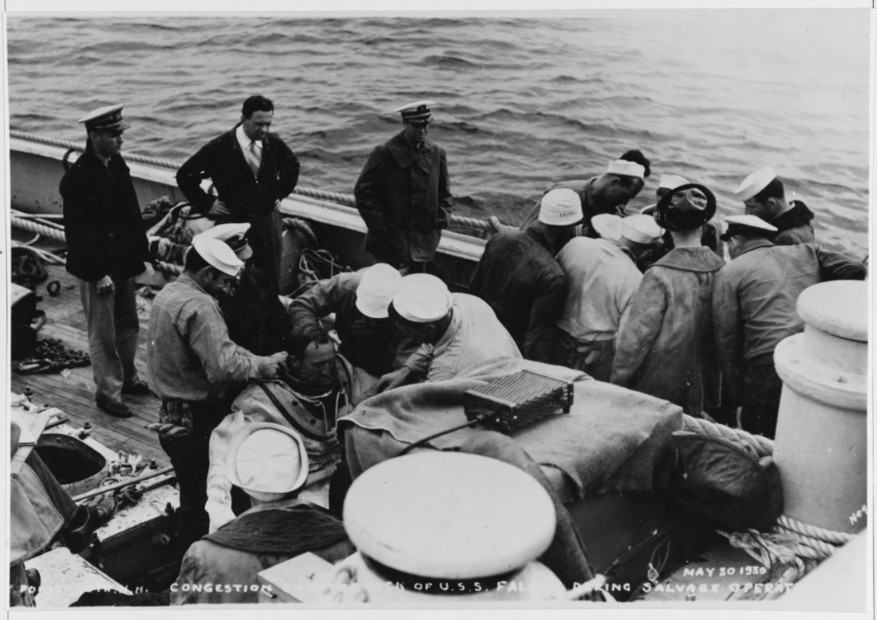 Photo #: NH 57501  USS Squalus (SS-192) Salvage Operations, 1939