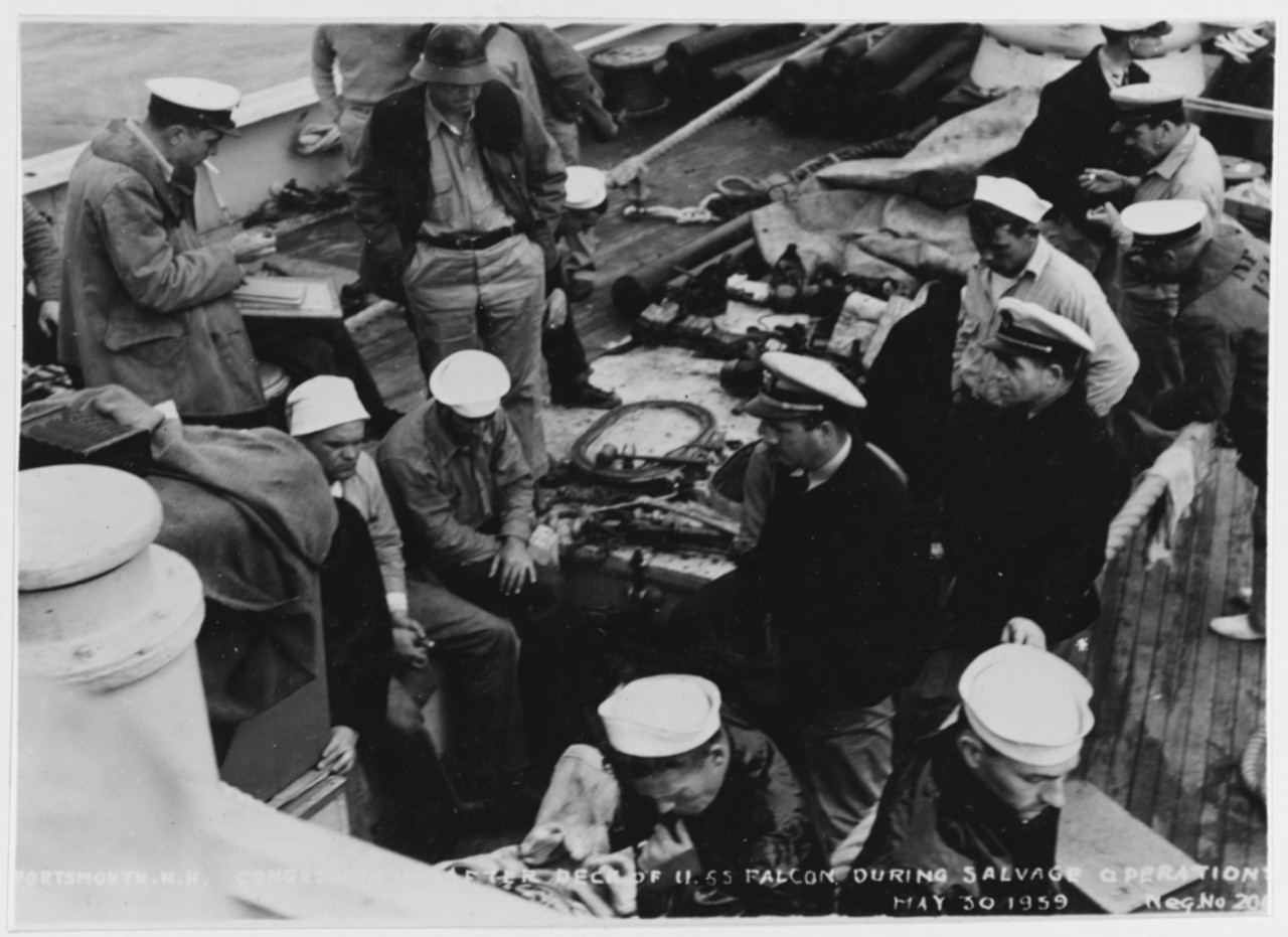 Photo #: NH 57504  USS Squalus (SS-192) Salvage Operations, 1939