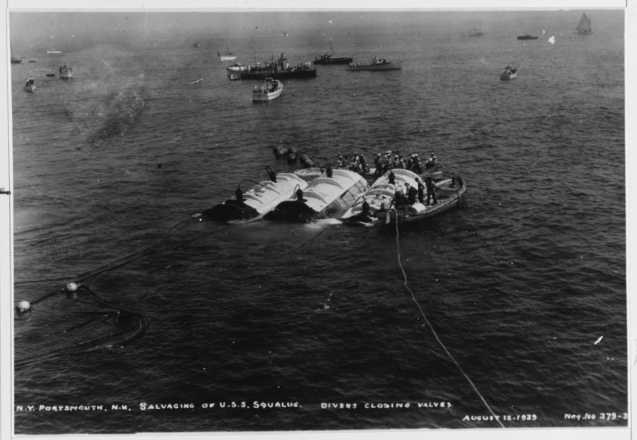 Photo #: NH 57897  USS Squalus (SS-192) Salvage Operations, 1939
