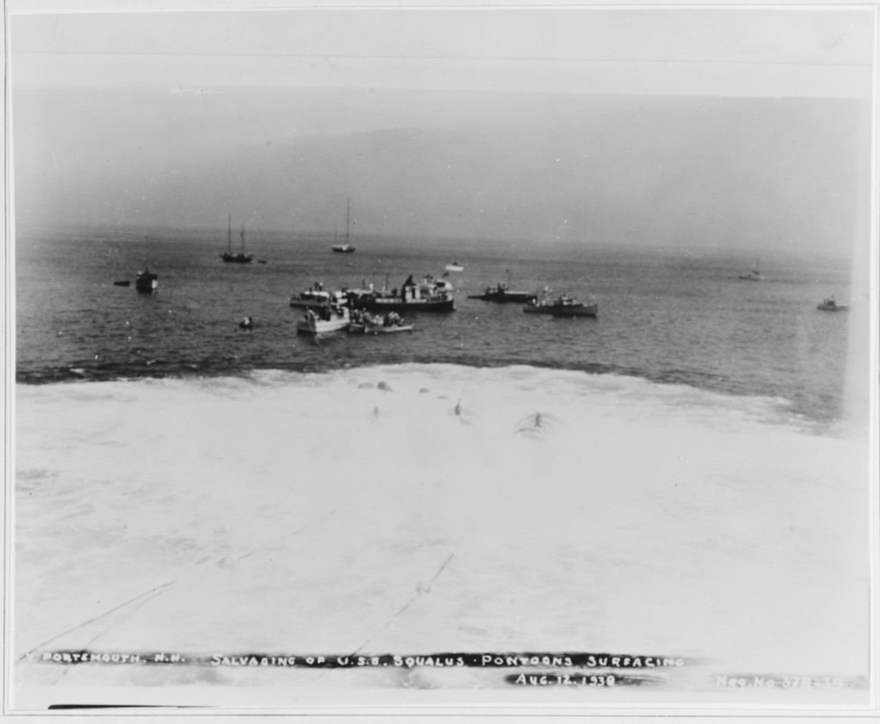 Photo #: NH 57899  USS Squalus (SS-192) Salvage Operations, 1939