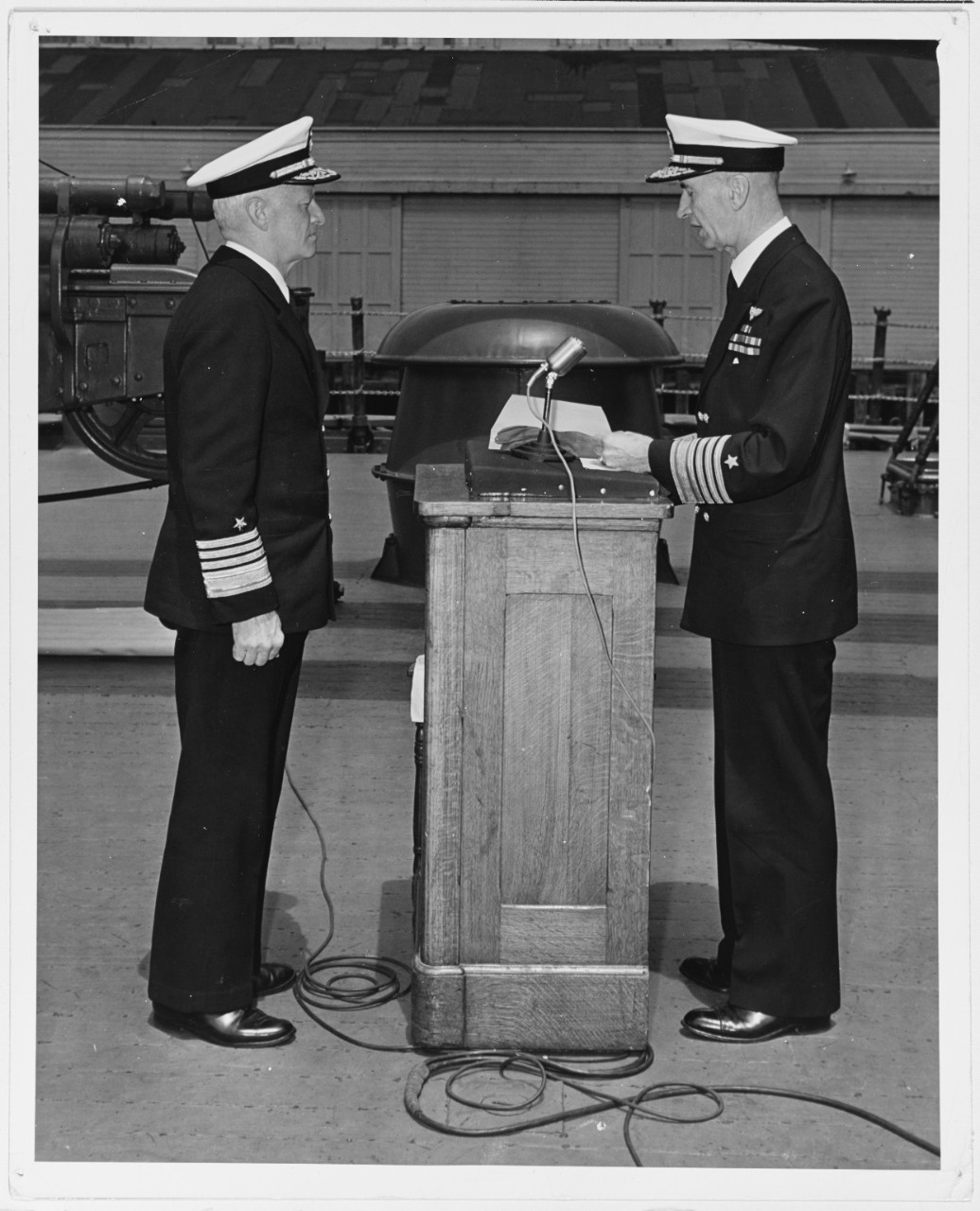 Nimitz Receiving Distinguished Service Medal