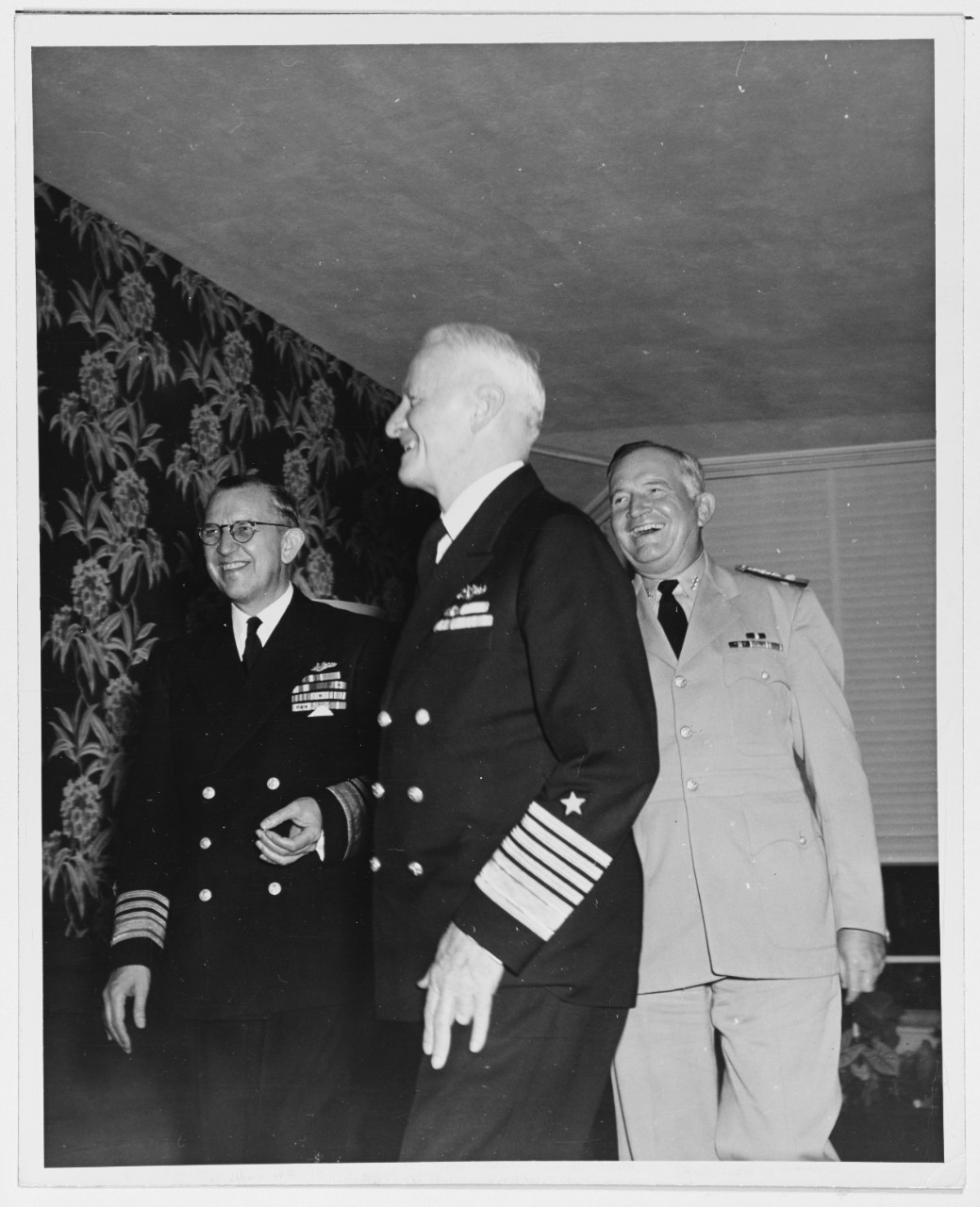 Nimitz with Officers