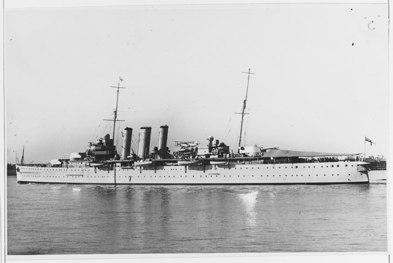 HMS NORFOLK (British Cruiser, 1928)