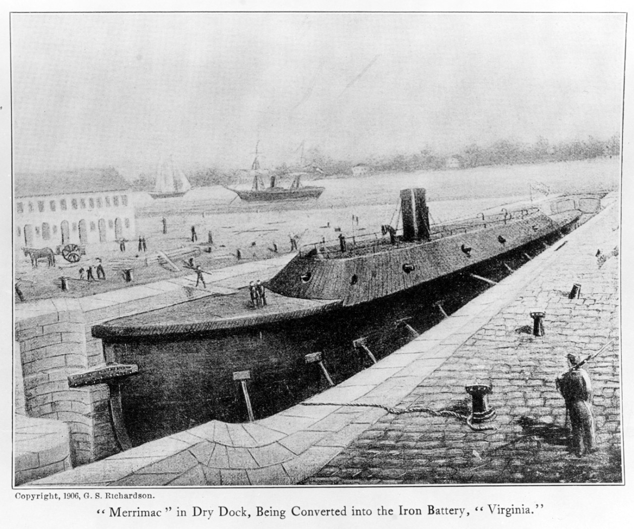 Photo #: NH 58712  CSS Virginia (1862-1862)