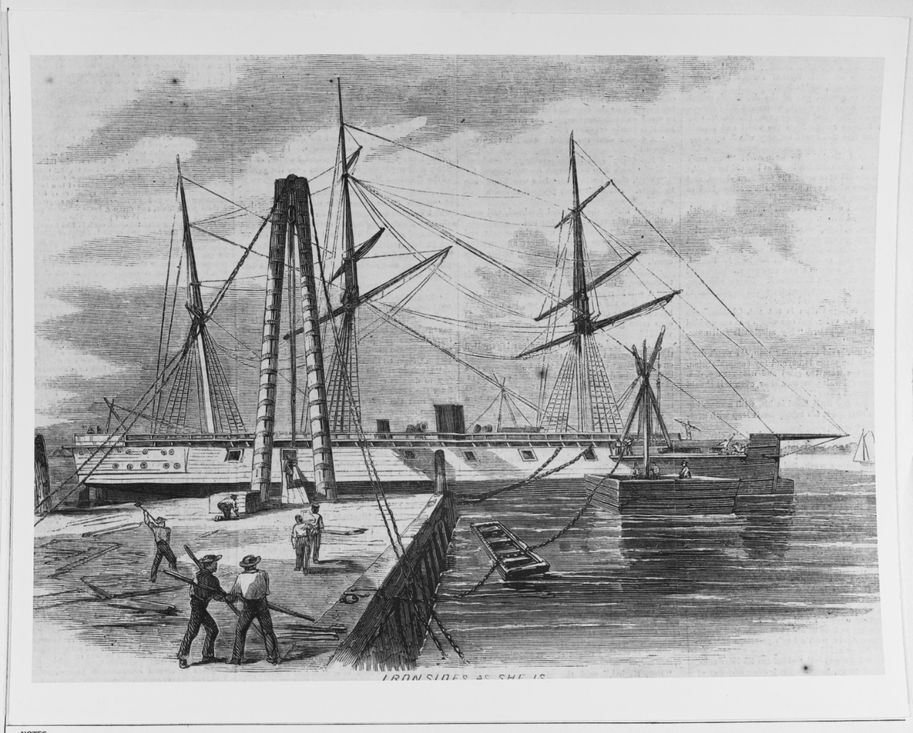 Photo #: NH 58741  USS New Ironsides (1862-1866)
