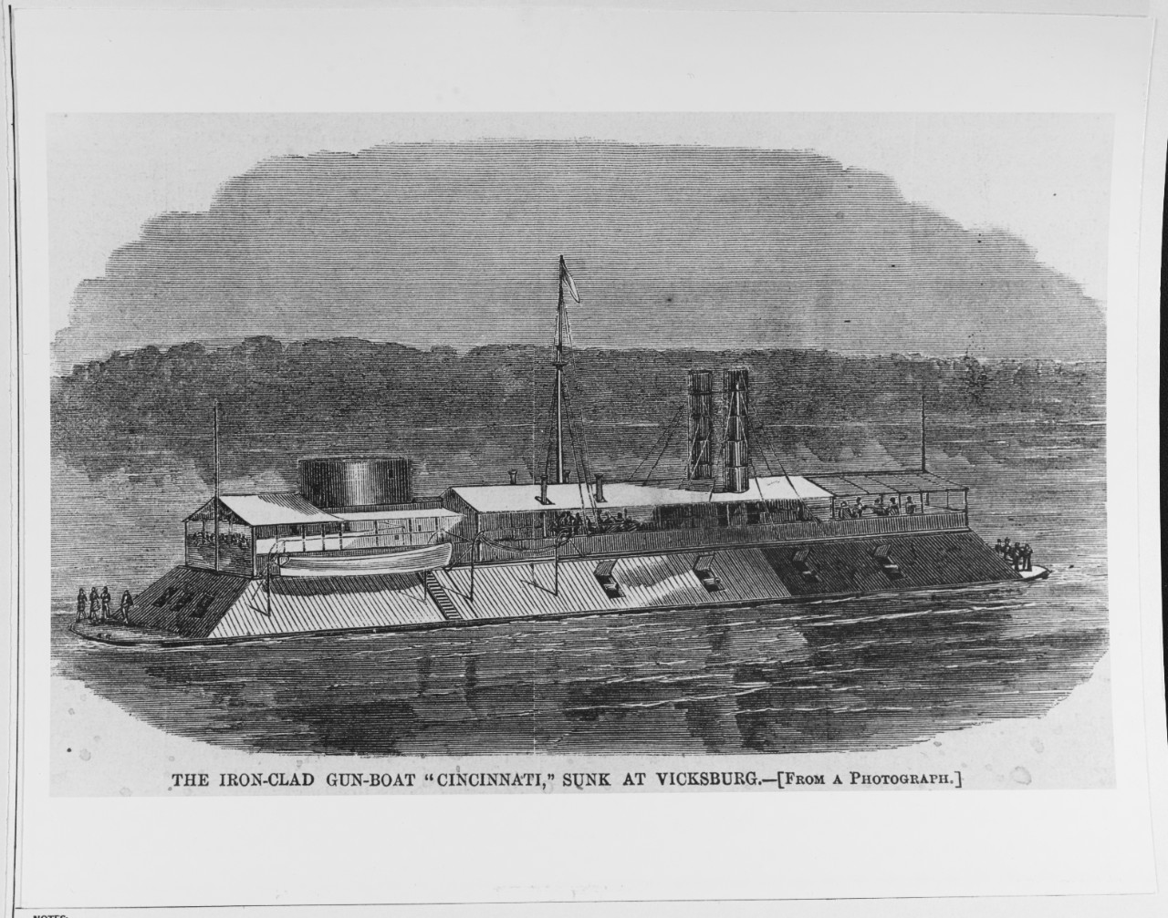 Photo #: NH 58761  USS Cincinnati (1862-1865)