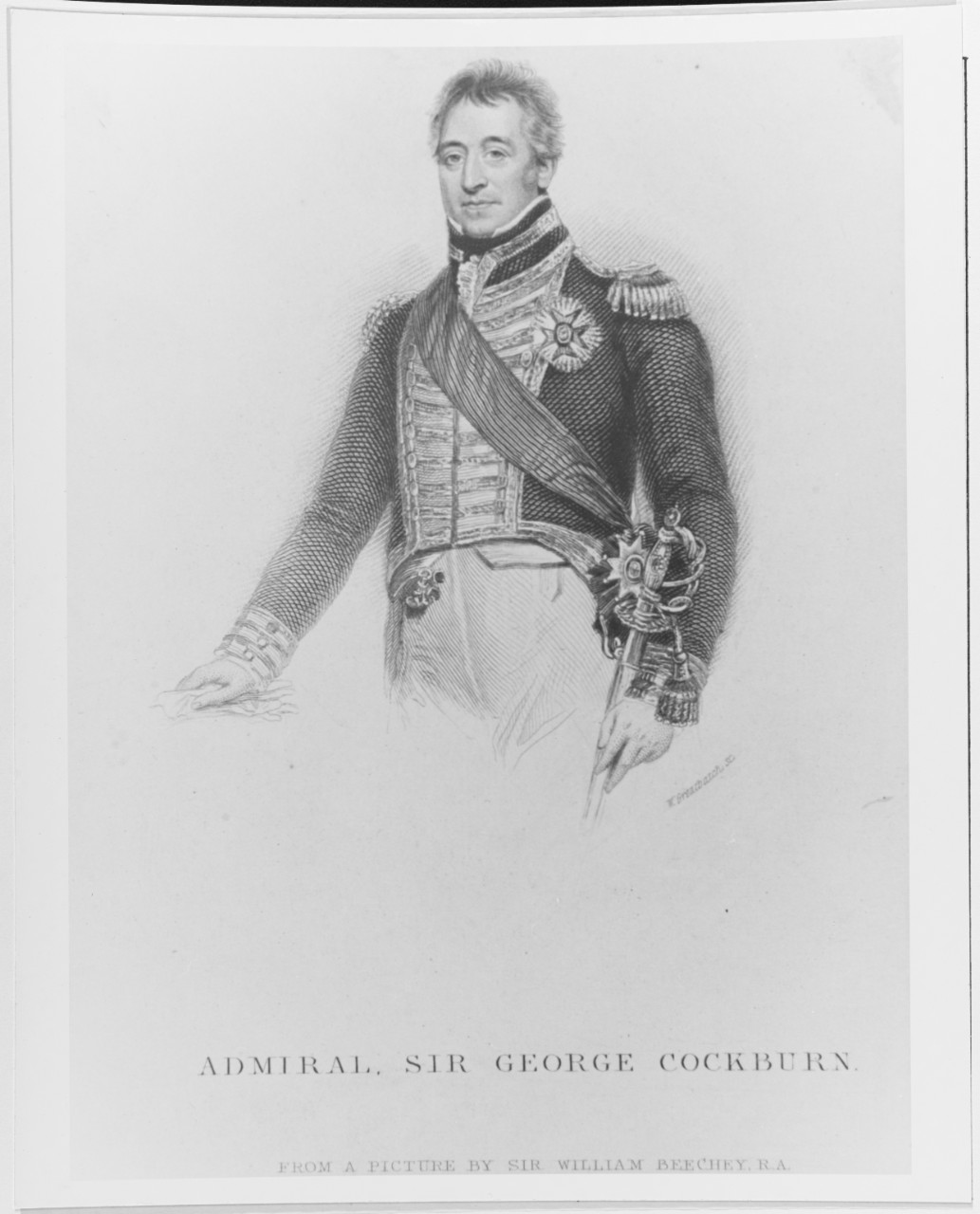 Admiral Sir George Cockburn, 1772-1853
