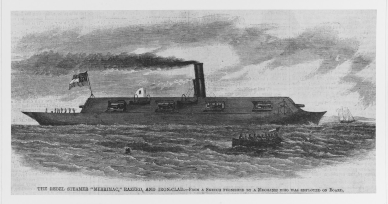 Photo #: NH 59593  CSS Virginia (1862-1862)