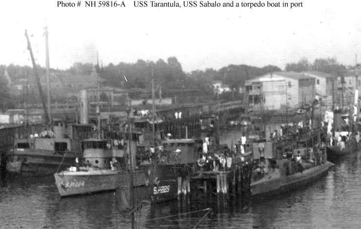 Photo #: NH 59816-A  USS Tarantula USS Sabalo