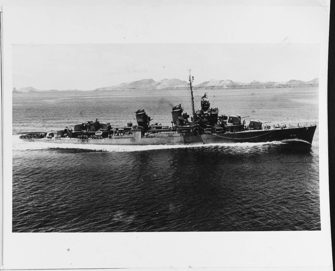 Photo #: NH 59856  USS Charles Ausburne (DD-570)