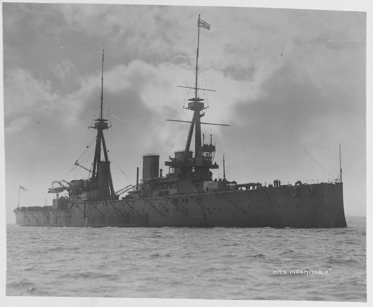 HMS Indomitable British battle cruiser (1907)
