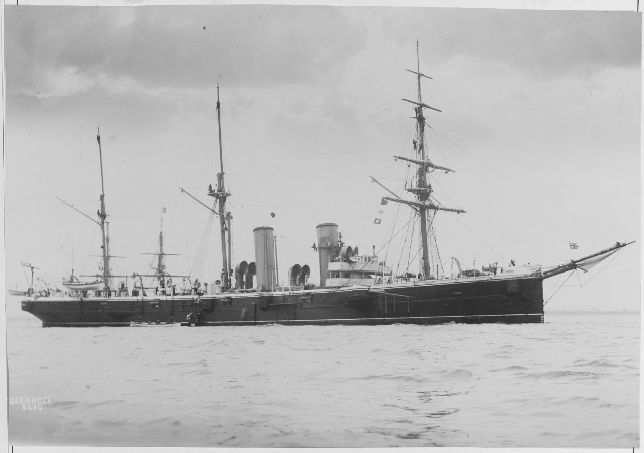 HMS LEANDER (British Cruiser, 1882)