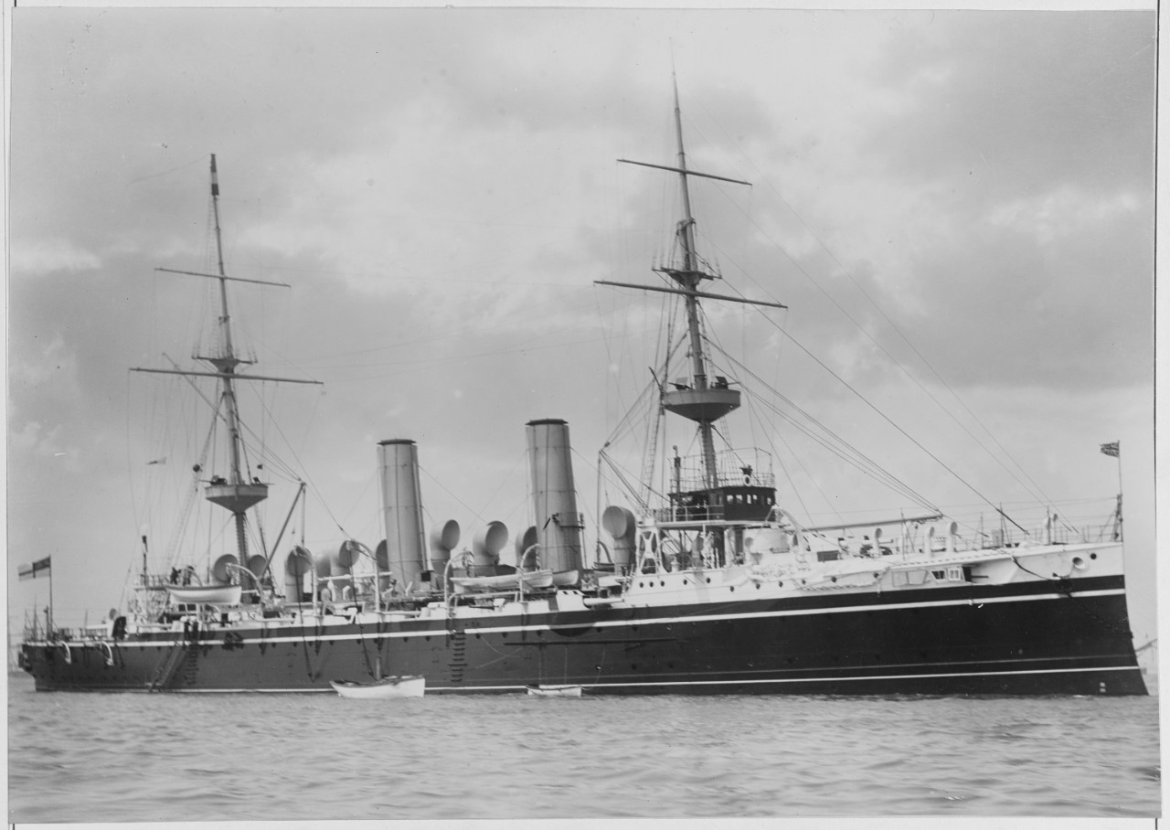 HMS JUNO (British Cruiser, 1895).