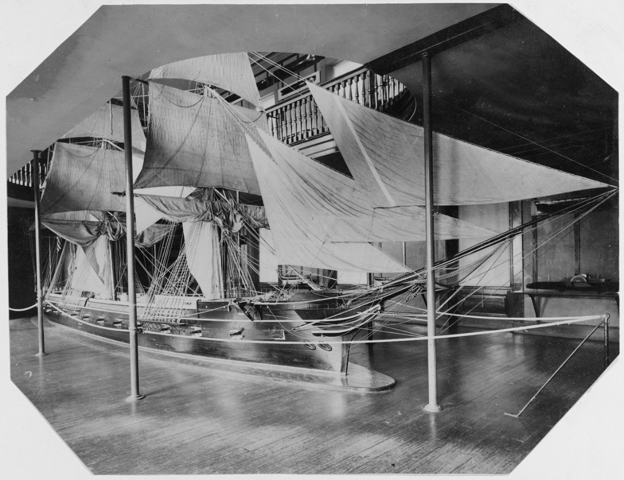 Model of USS ANTIETAM (1875-88)