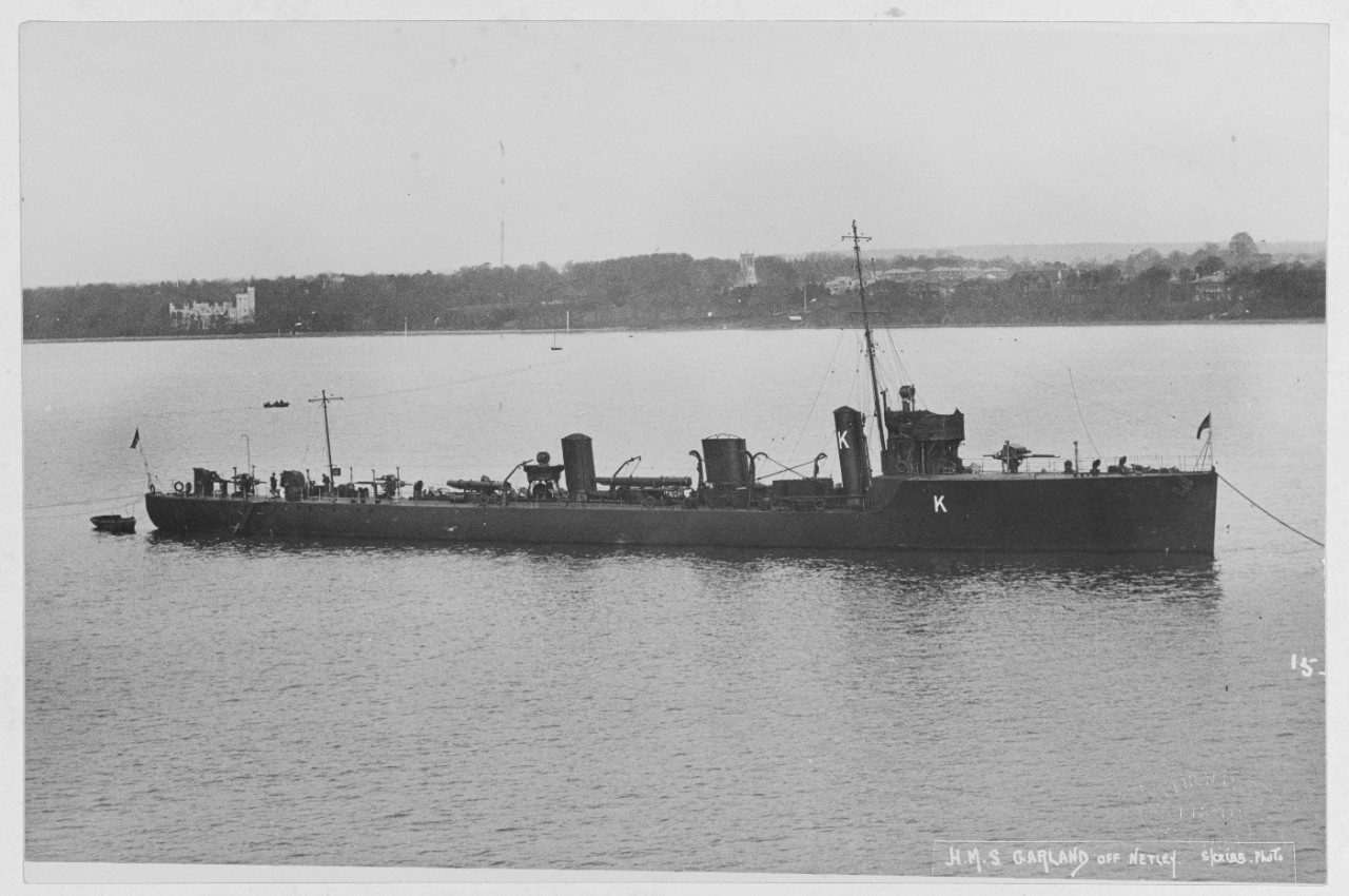 HMS GARLAND (British Destroyer, 1912)