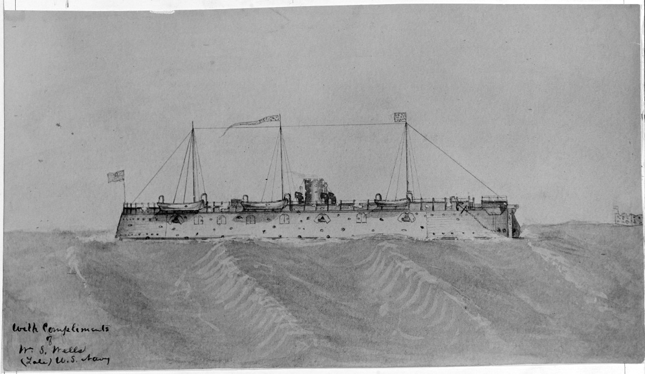 Photo #: NH 60616  USS New Ironsides (1862-1866)