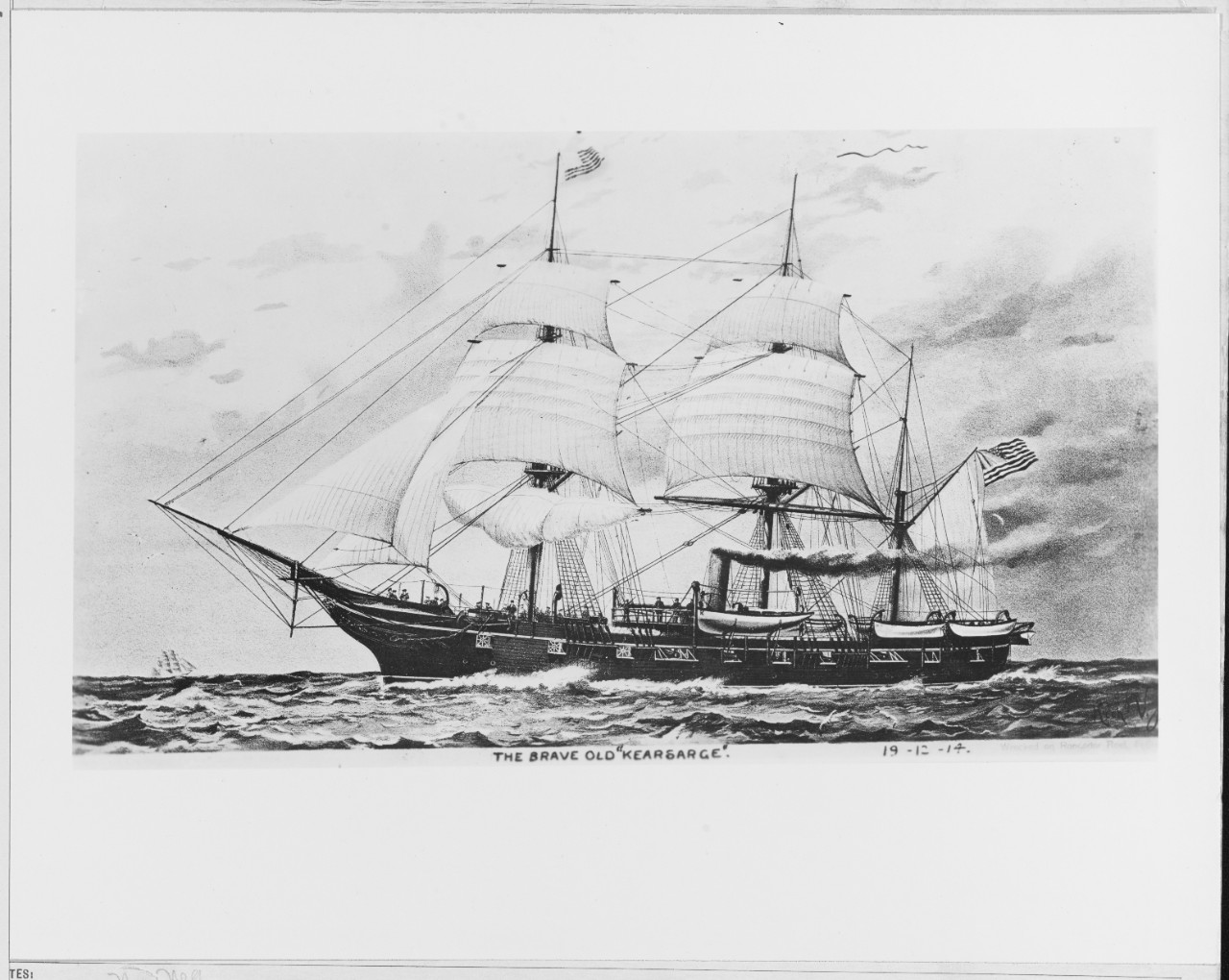 Photo #: NH 60638  USS Kearsarge (1862-1894)
