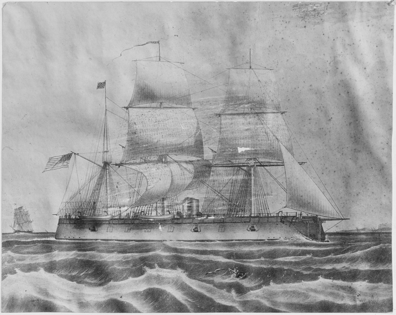 Photo #: NH 60662  USS New Ironsides (1862-1866)