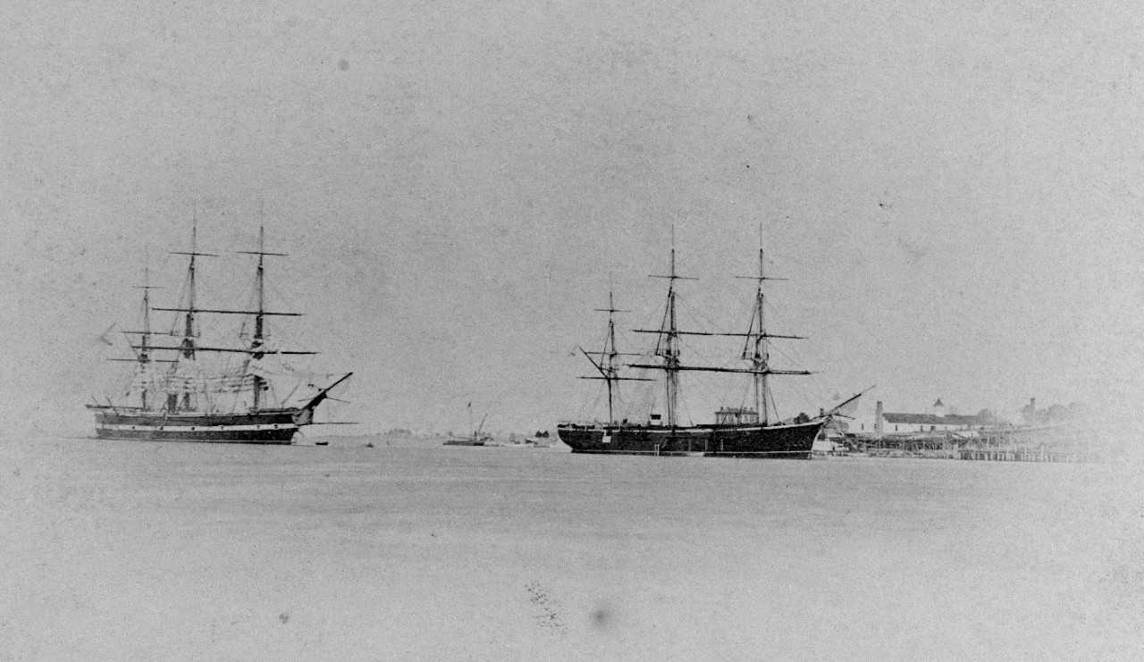 Russian Warships at Norfolk, Virginia, in 1877